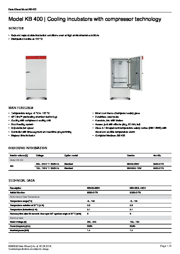 Data Sheet Model KB 400 en.pdf